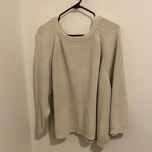 Gillian Stevens Beige Knit Sweater